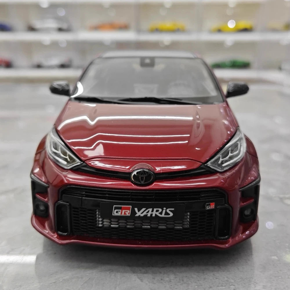 [OTTO] 1:18 Toyota 2020 GR Yaris Red Model Car Resin