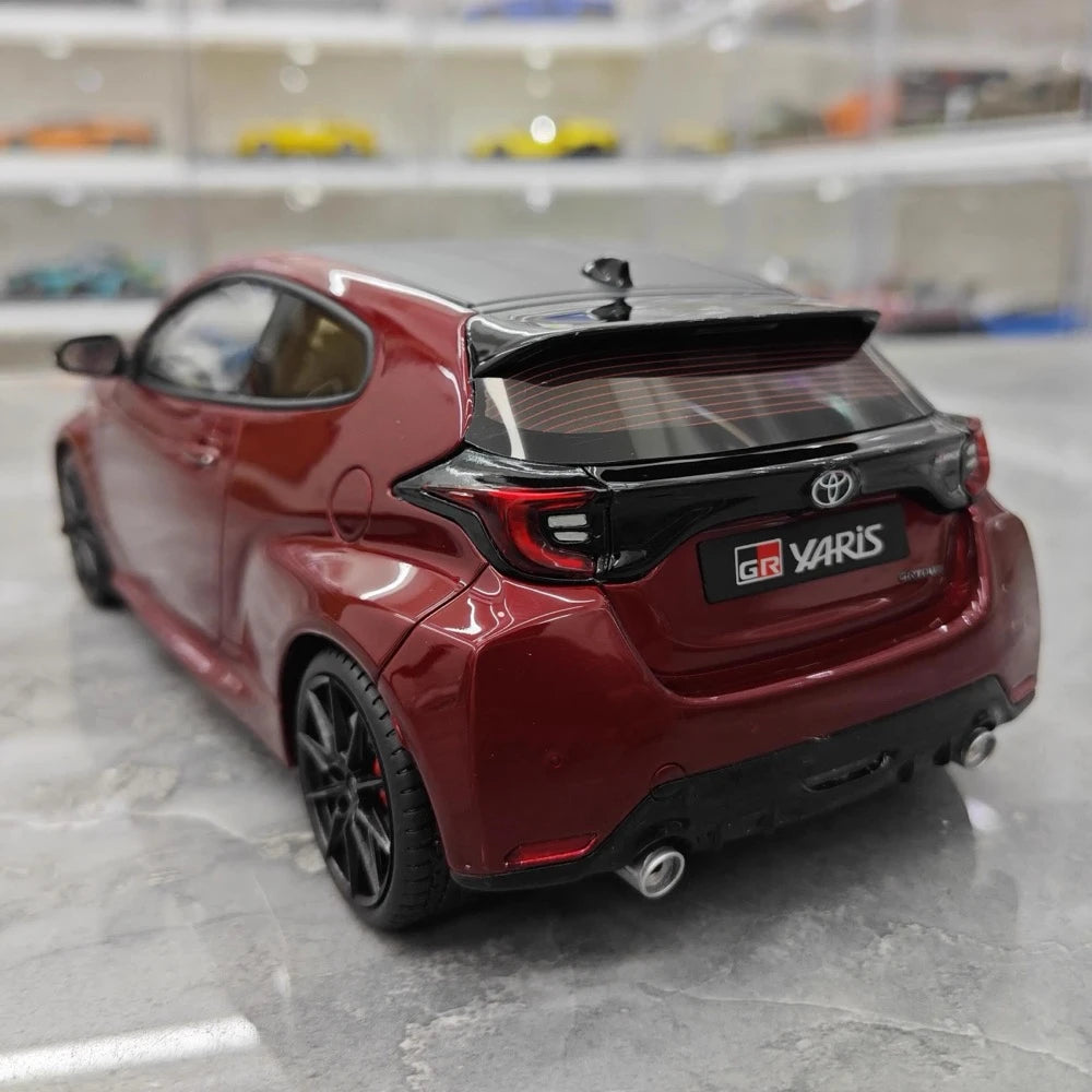 [OTTO] 1:18 Toyota 2020 GR Yaris Red Model Car Resin