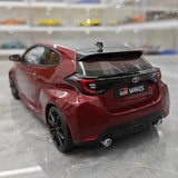 [OTTO] 1:18 Toyota 2020 GR Yaris rouge voiture miniature Resin