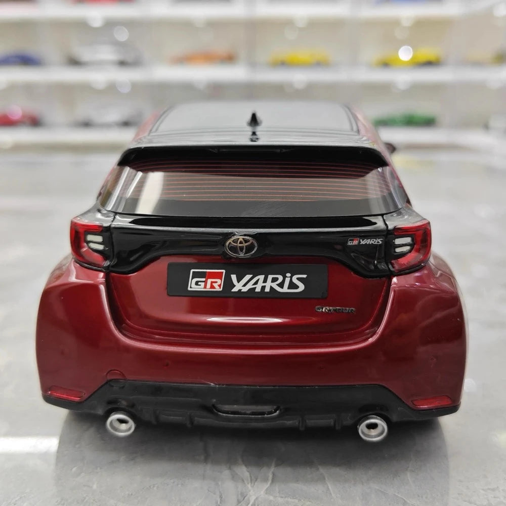 [OTTO] 1:18 Toyota 2020 GR Yaris rouge voiture miniature Resin