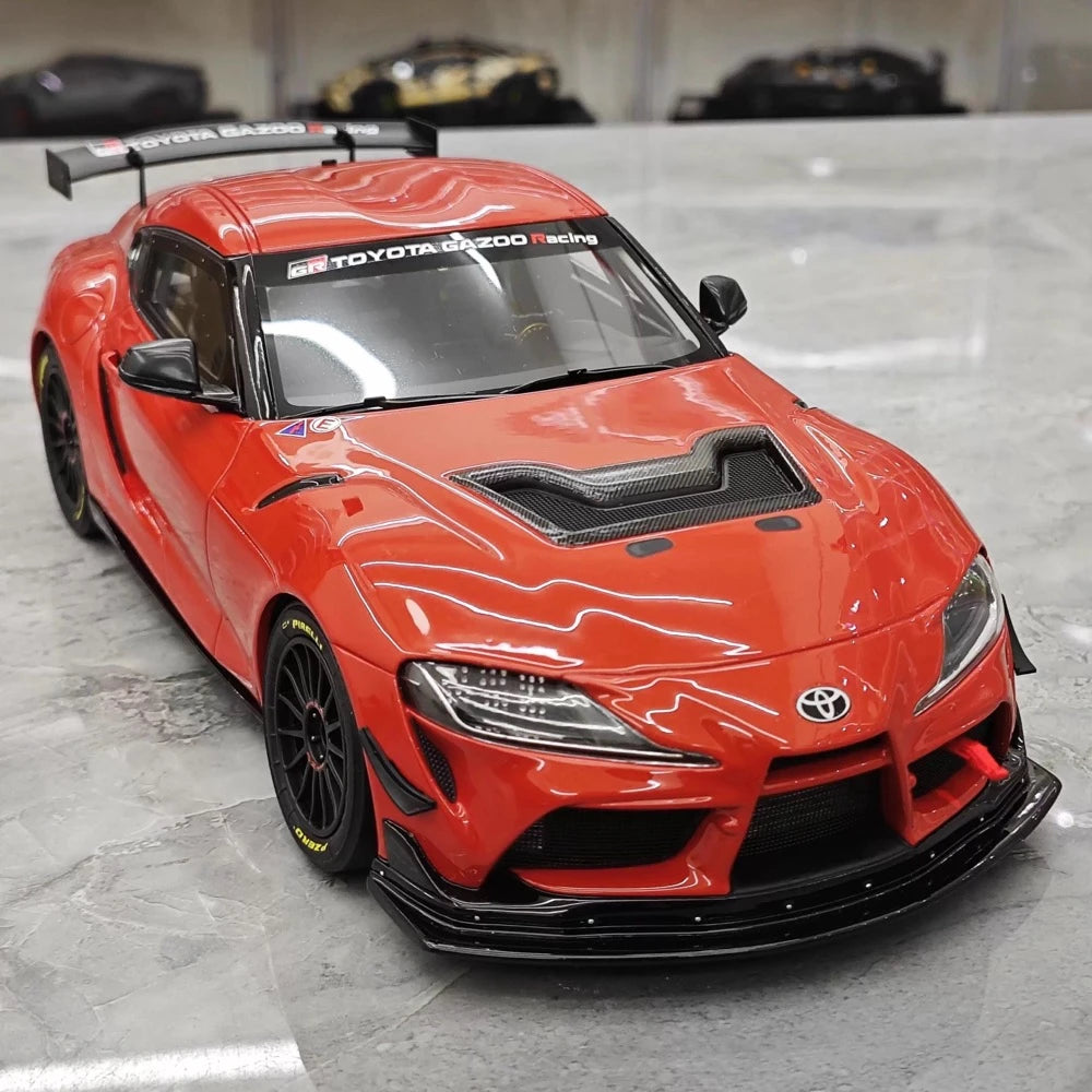 [OTTO] 1:18 Toyota 2020 Supra GT4 100 Edition Red Model Car Resin