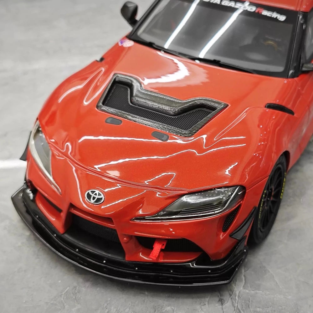 [OTTO] 1:18 Toyota 2020 Supra GT4 100 Edition Red Model Car Resin