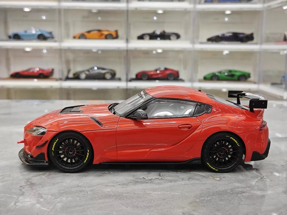 [OTTO] 1:18 Toyota 2020 Supra GT4 100 Edition Red Model Car Resin
