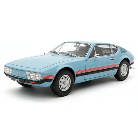 [OTTO] 1:18 Volkswagen 1973 SP2 Blue Model Car Resin