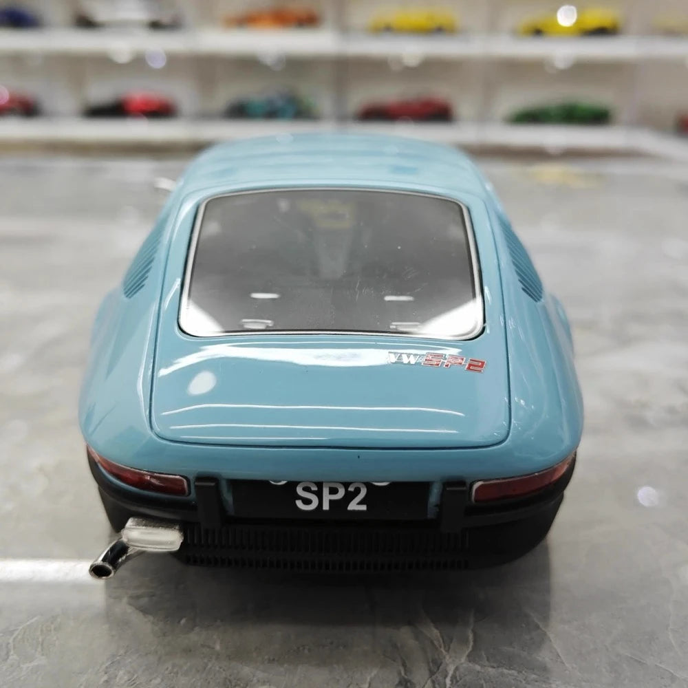 [OTTO] 1:18 Volkswagen 1973 SP2 blå modellbil harts