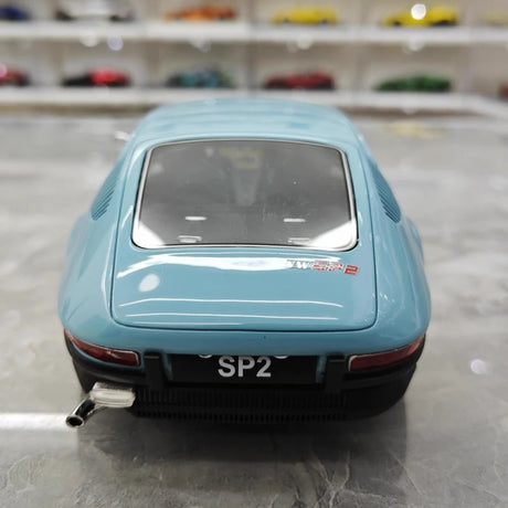 [OTTO] 1:18 Volkswagen 1973 SP2 Blue Model Car Resin