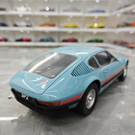 [OTTO] 1:18 Volkswagen 1973 SP2 Blue Model Car Resin