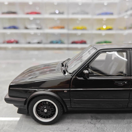 [OTTO] 1:18 Volkswagen 1987 Jetta MK2 Black Model Car Resin
