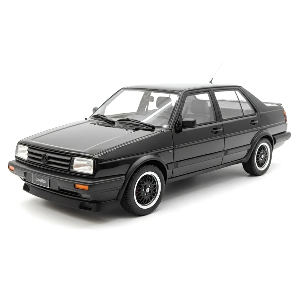 [OTTO] 1:18 Volkswagen 1987 Jetta MK2 Black Model Car Resin