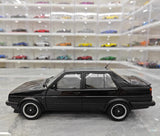 [OTTO] 1:18 Volkswagen 1987 Jetta MK2 Black Model Car Resin