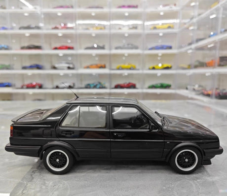 [OTTO] 1:18 Volkswagen 1987 Jetta MK2 Black Model Car Resin