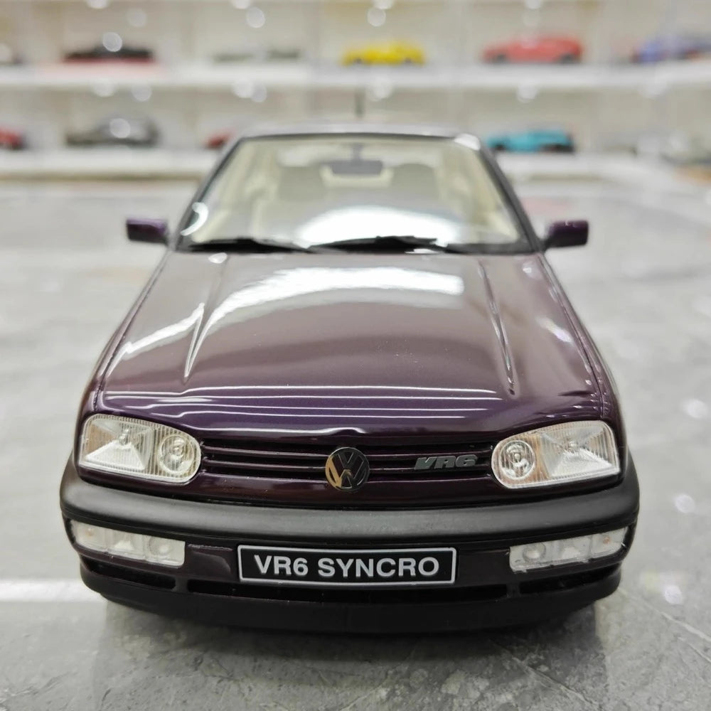 [OTTO] 1:18 Volkswagen 1995 Golf III VR6 Syncro Red Model Car Resin