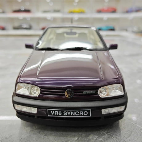 [OTTO] 1:18 Volkswagen 1995 Golf III VR6 Syncro Red Model Car Resin