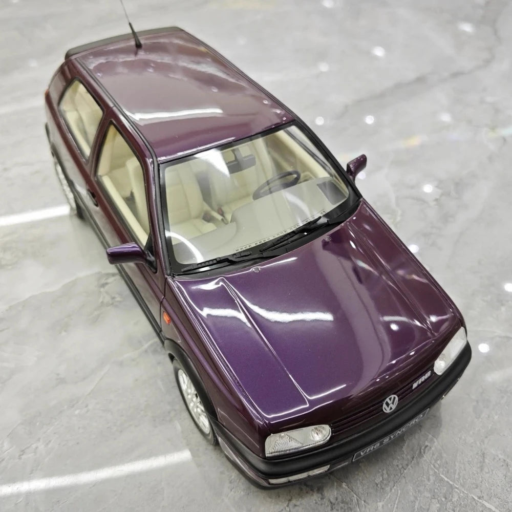 [OTTO] 1:18 Volkswagen 1995 Golf III VR6 Syncro Red Model Car Resin