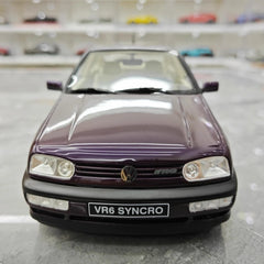 [OTTO] 1:18 Volkswagen 1995 Golf III VR6 Syncro Red Model Car Resin
