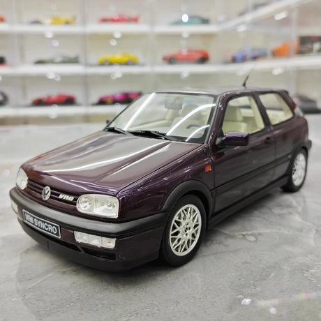 [OTTO] 1:18 Volkswagen 1995 Golf III VR6 Syncro Red Model Car Resin