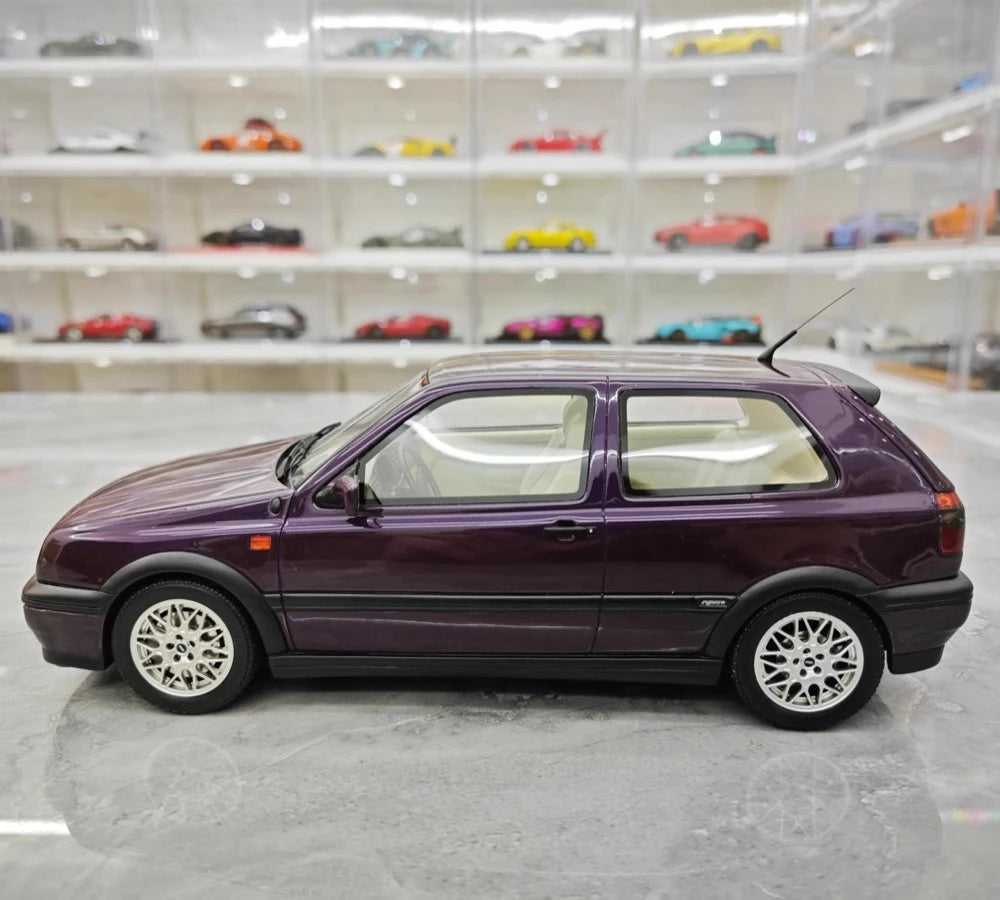 [OTTO] 1:18 Volkswagen 1995 Golf III VR6 Syncro Red Model Car Resin