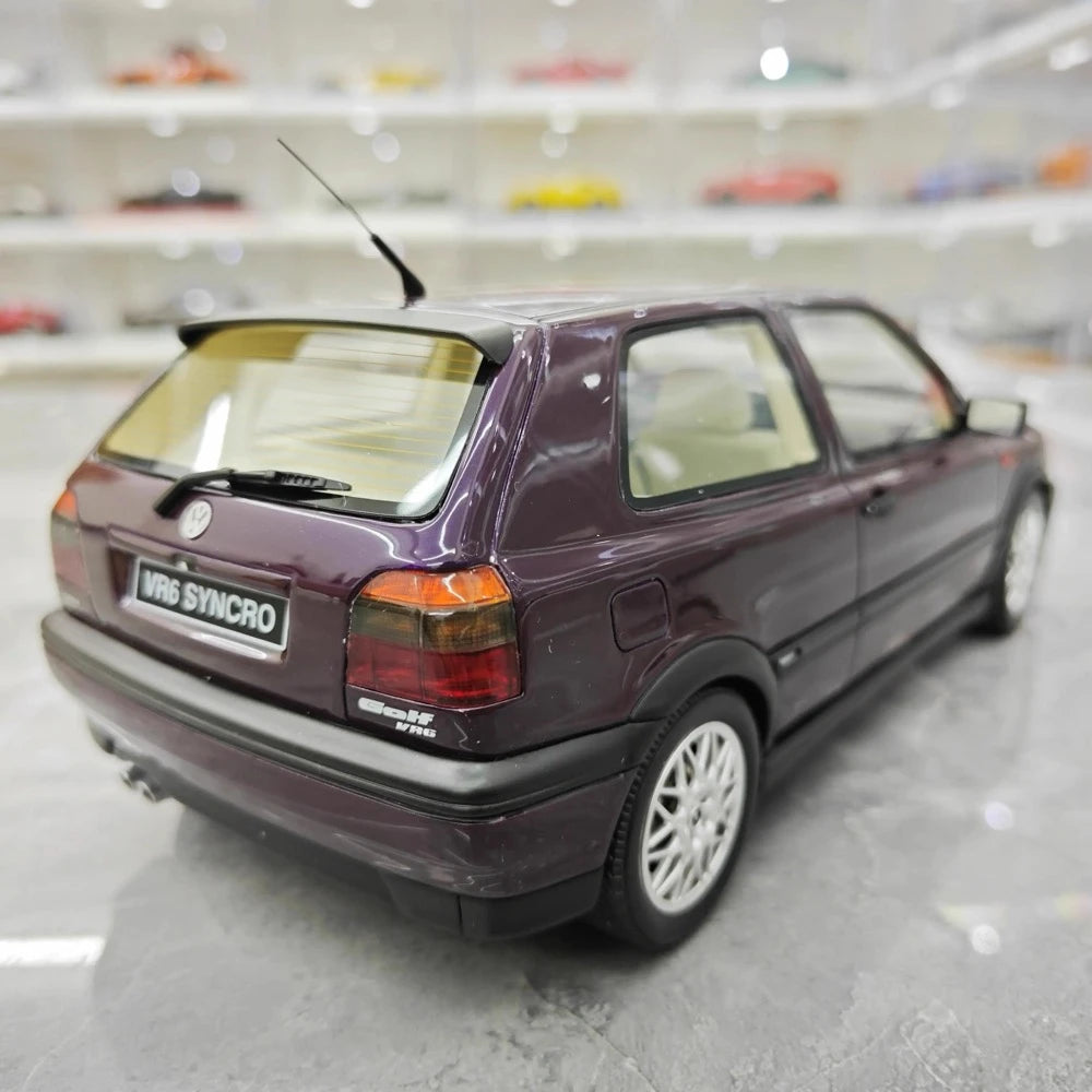 [OTTO] 1:18 Volkswagen 1995 Golf III VR6 Syncro Red Model Car Resin