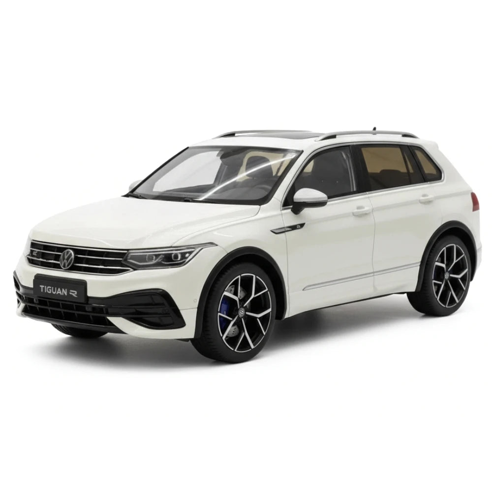[OTTO] 1:18 Volkswagen 2021 Tiguan R White Model Car Resin