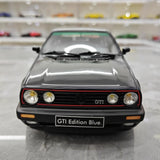 [OTTO] 1:18 Volkswagen 1987 Golf GTI Mk2 Black Model Car Resin