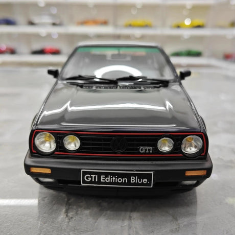 [OTTO] 1:18 Volkswagen 1987 Golf GTI Mk2 Black Model Car Resin