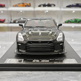 One Model Nissan 2007 GT-R R35 Black 1:18 – Résine de modèle en résine de collection