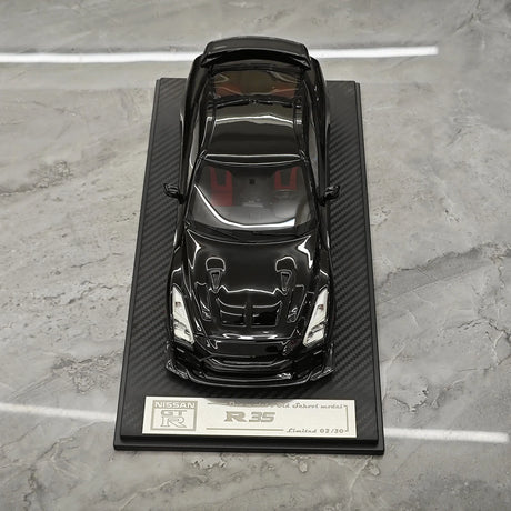نموذج واحد Nissan 2007 GT-R R35 بلاك 1:18 – راتنج نموذجي قابل للجمع
