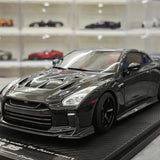 One Model Nissan 2007 GT-R R35 Black 1:18 – Résine de modèle en résine de collection