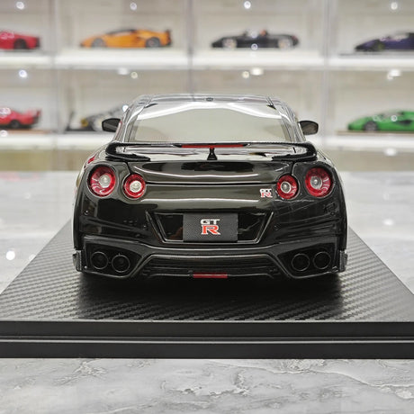 نموذج واحد Nissan 2007 GT-R R35 بلاك 1:18 – راتنج نموذجي قابل للجمع