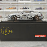 One Model Nissan 2007 GT-R R35 Gray Camouflage 1:18 – Collectible Resin Model Resin