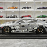 One Model Nissan 2007 GT-R R35 Gray Camouflage 1:18 – Collectible Resin Model Resin