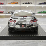 One Model Nissan 2007 GT-R R35 Gray Camouflage 1:18 – Collectible Resin Model Resin