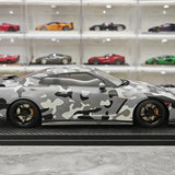 One Model Nissan 2007 GT-R R35 Gray Camouflage 1:18 – Collectible Resin Model Resin