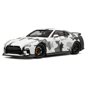 One Model Nissan 2007 GT-R R35 White Camouflage 1:18 – Collectible Resin Model