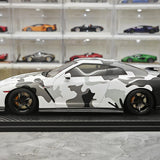 One Model Nissan 2007 GT-R R35 White Camouflage 1:18 – Collectible Resin Model Resin