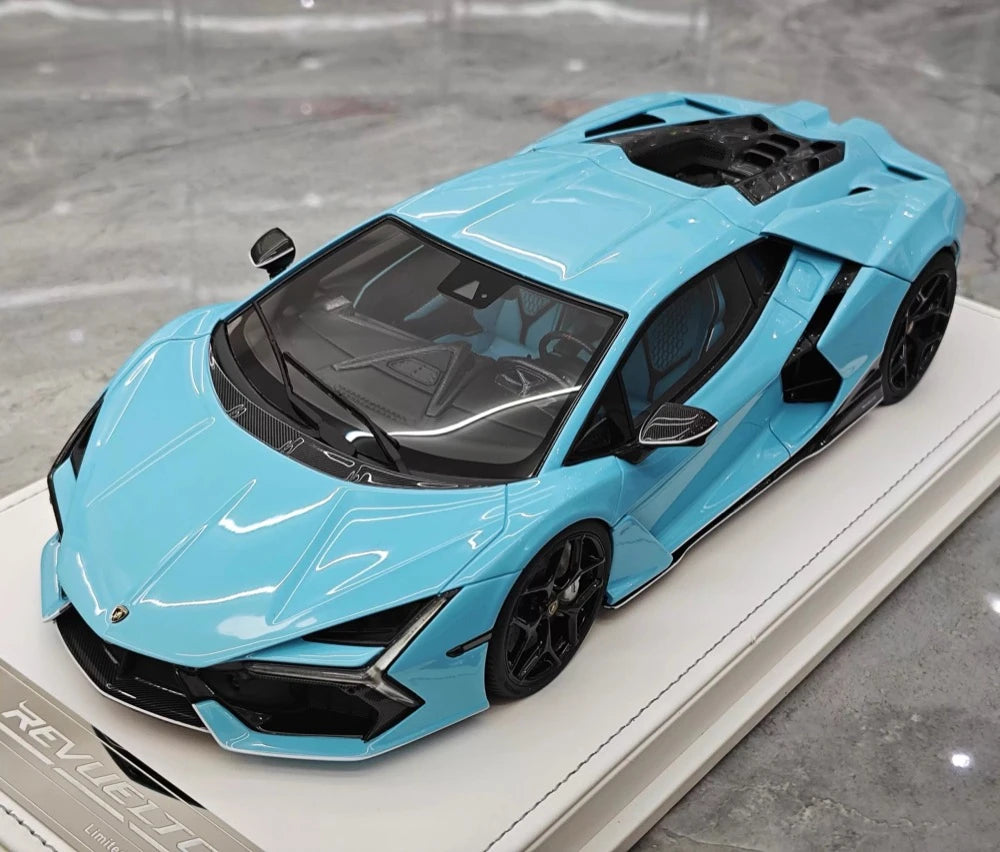 [PFM] 1:18 Lamborghini 2023 Revuelto Blue Model Car Resin
