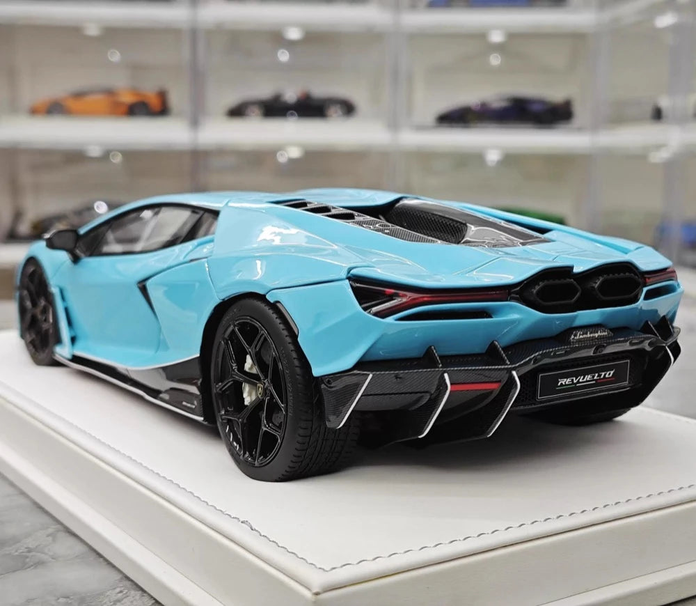 [PFM] 1:18 Lamborghini 2023 Revuelto Blue Model Car Resin