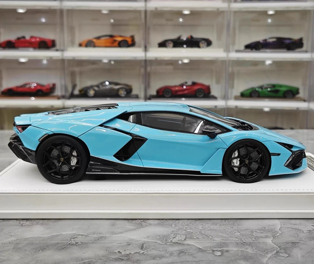 [PFM] 1:18 Lamborghini 2023 Revuelto Blue Model Car Resin