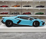 [PFM] 1:18 Lamborghini 2023 Revuelto bleu voiture miniature Resin