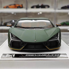 [PFM] 1:18 Lamborghini 2023 Revuelto vert voiture miniature Resin