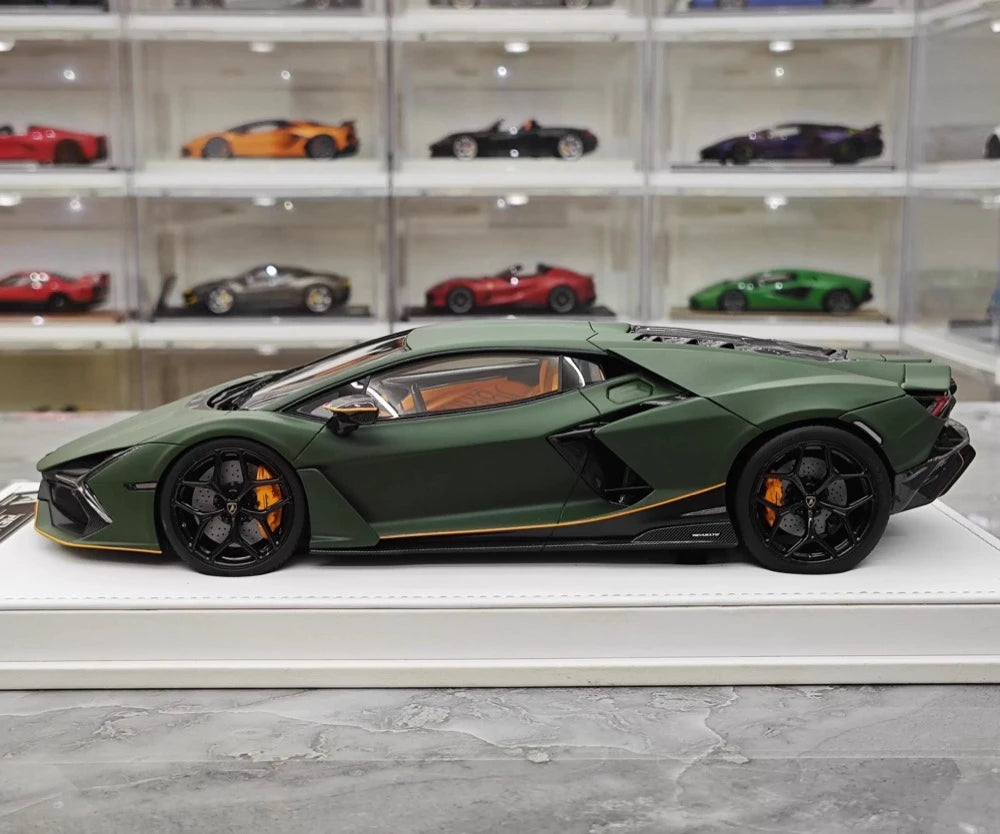 [PFM] 1:18 Lamborghini 2023 Revuelto vert voiture miniature Resin