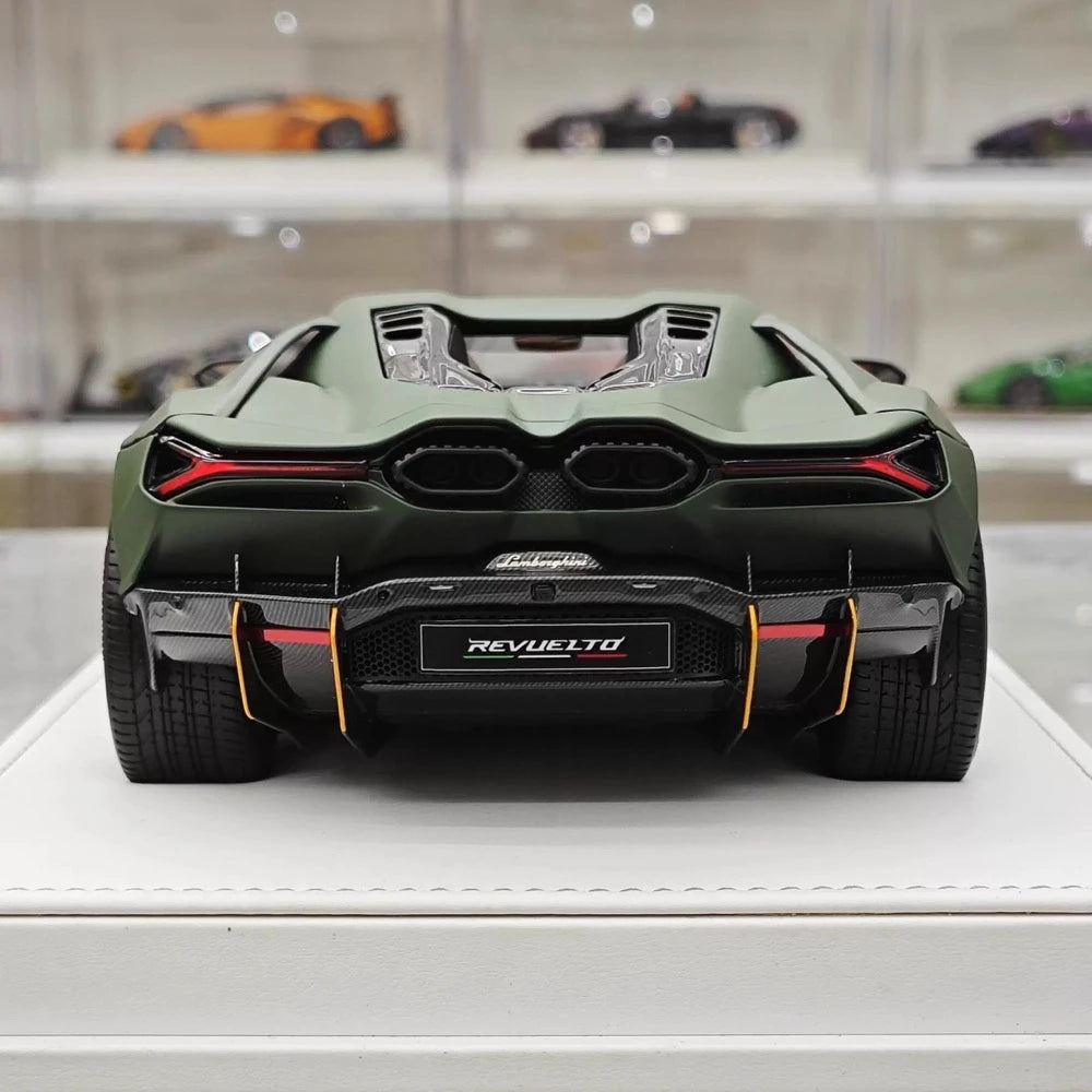 [PFM] 1:18 Lamborghini 2023 Revuelto vert voiture miniature Resin