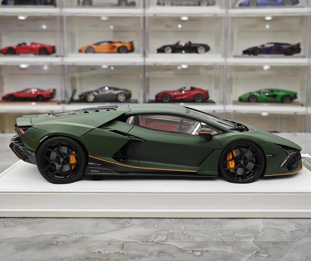 [PFM] 1:18 Lamborghini 2023 Revuelto vert voiture miniature Resin