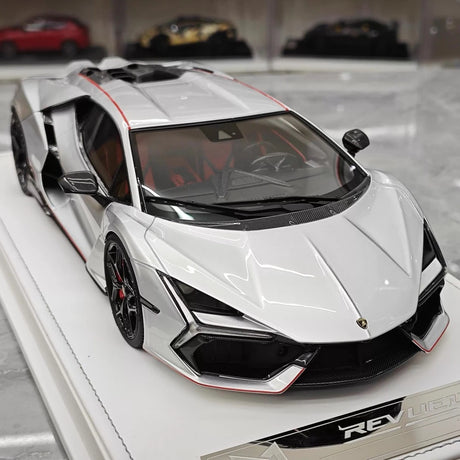 [PFM] 1:18 Lamborghini 2023 Revuelto Silver Model Car Resin