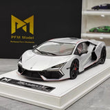 [PFM] 1:18 Lamborghini 2023 Revuelto Silver Model Car Resin