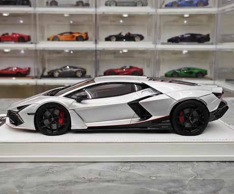 [PFM] 1:18 Lamborghini 2023 Revuelto Silver Model Car Resin