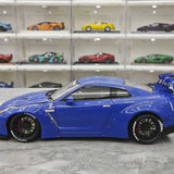 PGM Nissan 2007 GT-R R35 LB Works Blue 1:18 – Collectible Diecast Model Die-Cast