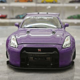 PGM Nissan 2007 GT-R R35 LB Works Purple 1:18 – Collectible Diecast Model Die-Cast