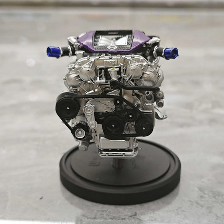 PGM Nissan 2007 GT-R R35 LB ووركس بنفسجي 1:18 – نموذج معدني قابل للجمع من القالب المصبوب