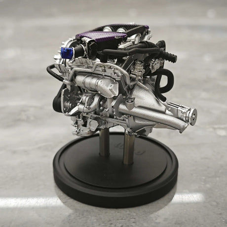 PGM Nissan 2007 GT-R R35 LB ووركس بنفسجي 1:18 – نموذج معدني قابل للجمع من القالب المصبوب